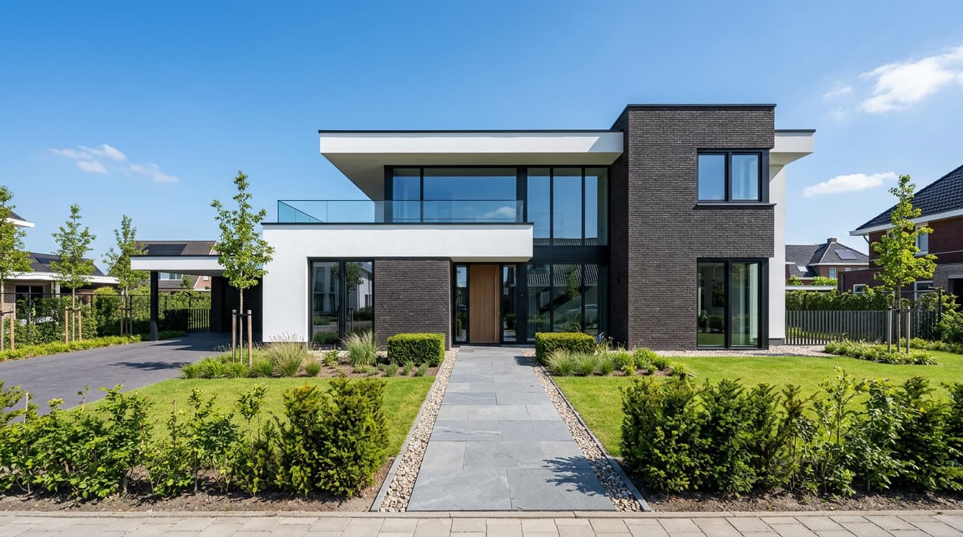 Moderne vrijstaande nieuwbouwvilla in Apeldoorn