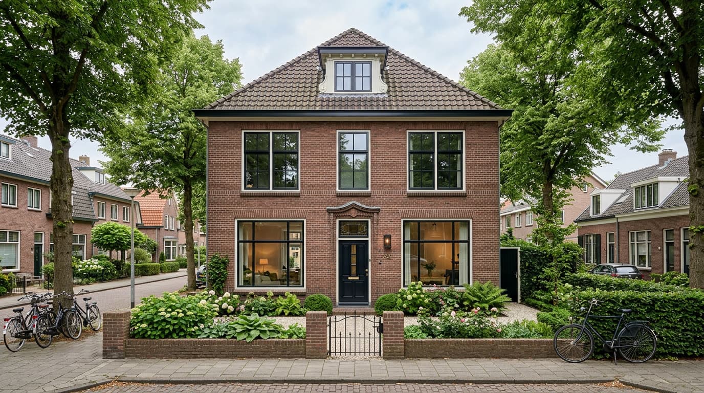 Gerenoveerde jaren dertig baksteenwoning in Deventer